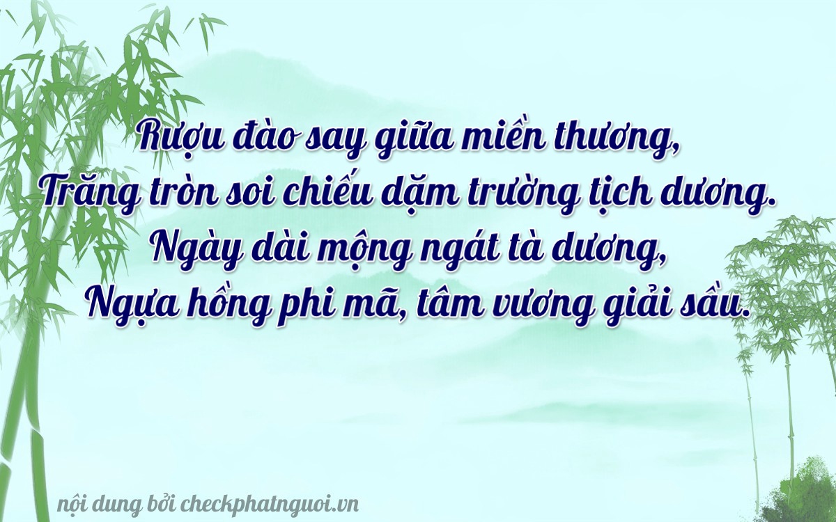 Bài thơ ý nghĩa cho <b>biển số 29K-07222</b> tại website checkphatnguoi.vn