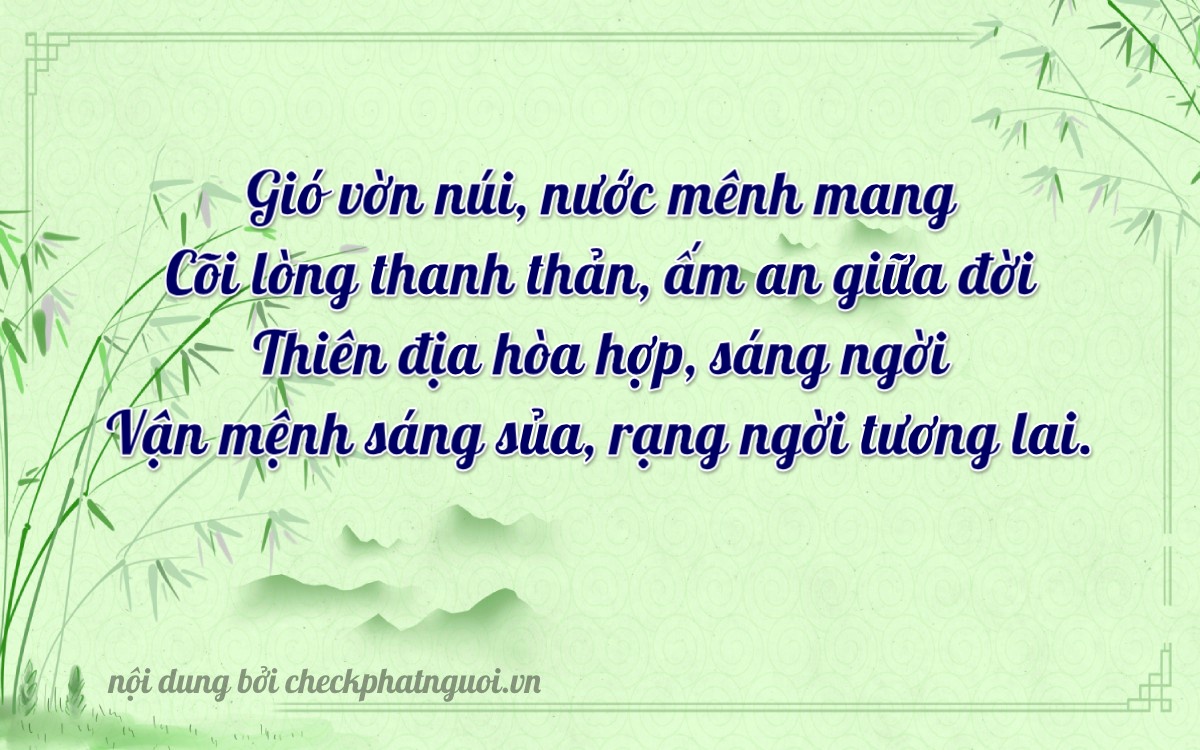 Bài thơ ý nghĩa cho <b>biển số 29K-07678</b> tại website checkphatnguoi.vn