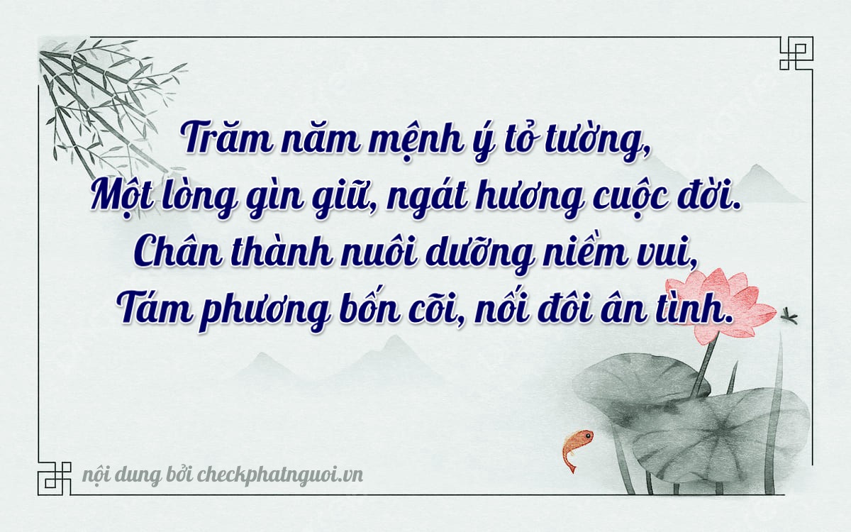 Bài thơ ý nghĩa cho <b>biển số 29K-10018</b> tại website checkphatnguoi.vn