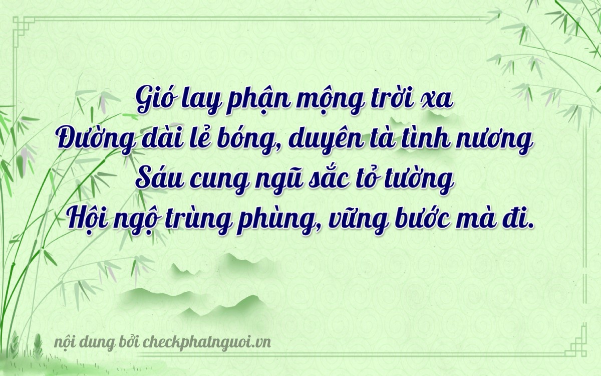 Bài thơ ý nghĩa cho <b>biển số 29K1-64612</b> tại website checkphatnguoi.vn