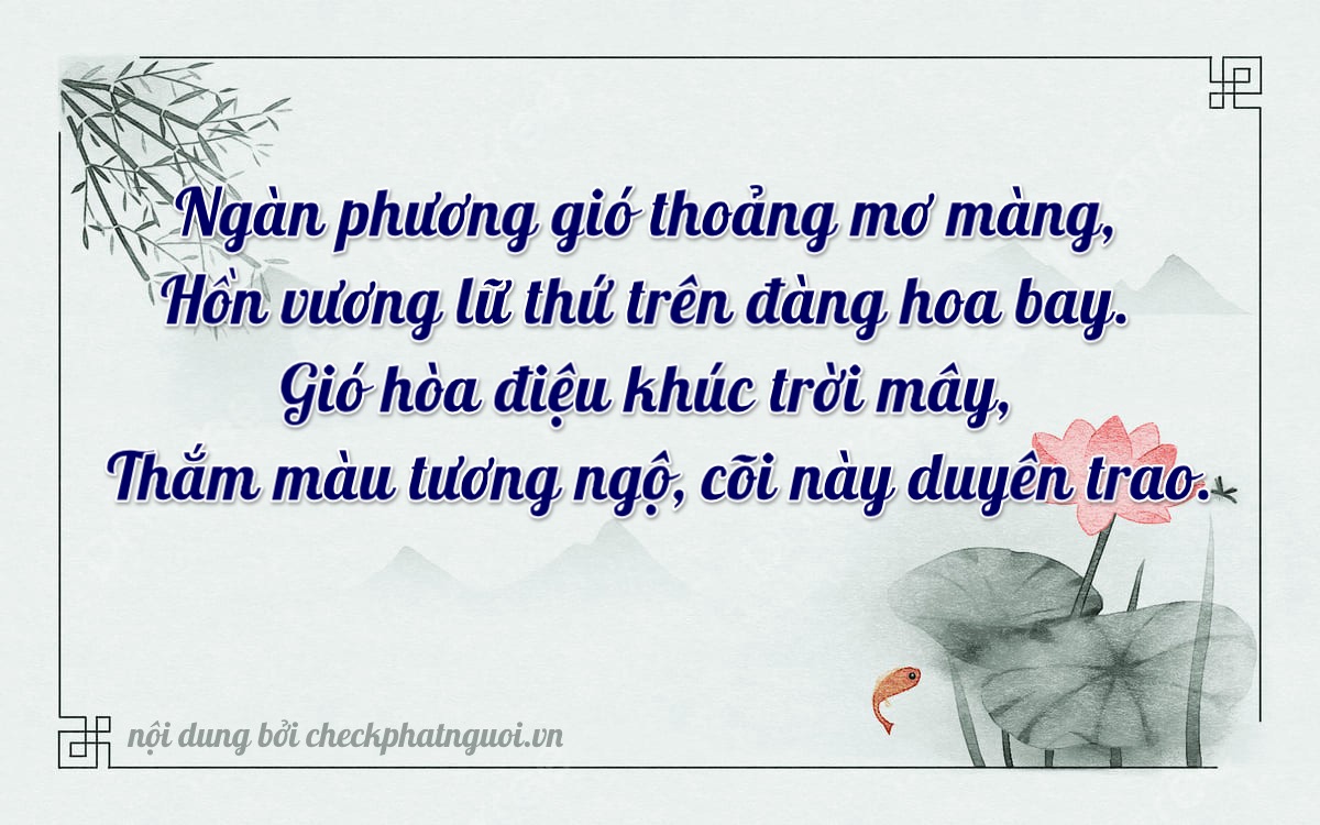 Bài thơ ý nghĩa cho <b>biển số 29K-19667</b> tại website checkphatnguoi.vn