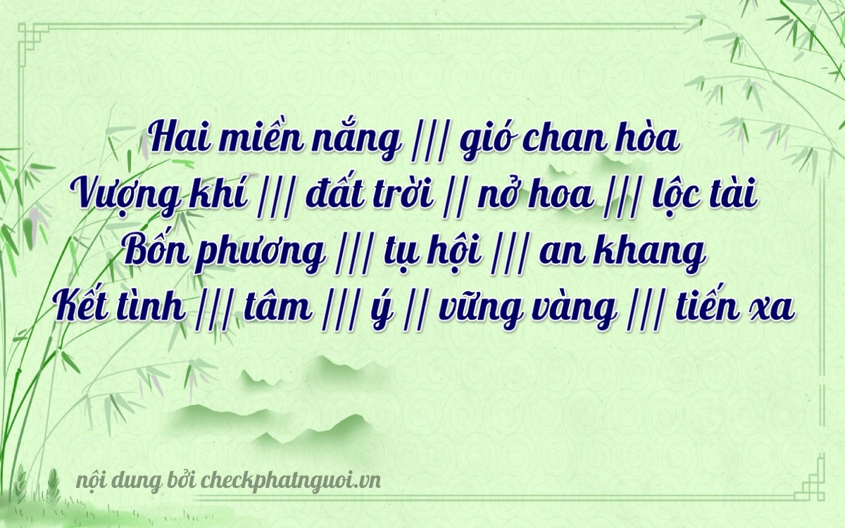 Bài thơ ý nghĩa cho <b>biển số 29K2-02081</b> tại website checkphatnguoi.vn