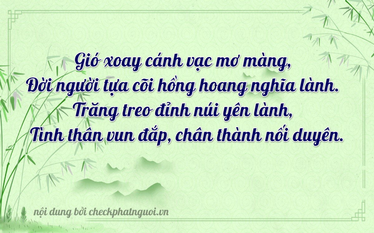 Bài thơ ý nghĩa cho <b>biển số 29L5-12923</b> tại website checkphatnguoi.vn