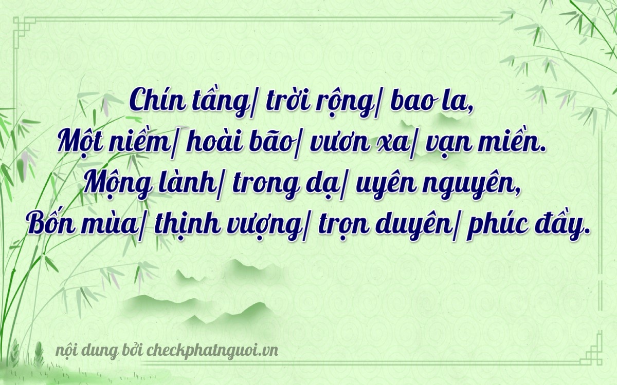 Bài thơ ý nghĩa cho <b>biển số 29M1-91924</b> tại website checkphatnguoi.vn