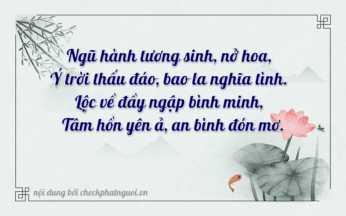 Bài thơ ý nghĩa cho <b>biển số 29N1-94424</b> tại website checkphatnguoi.vn