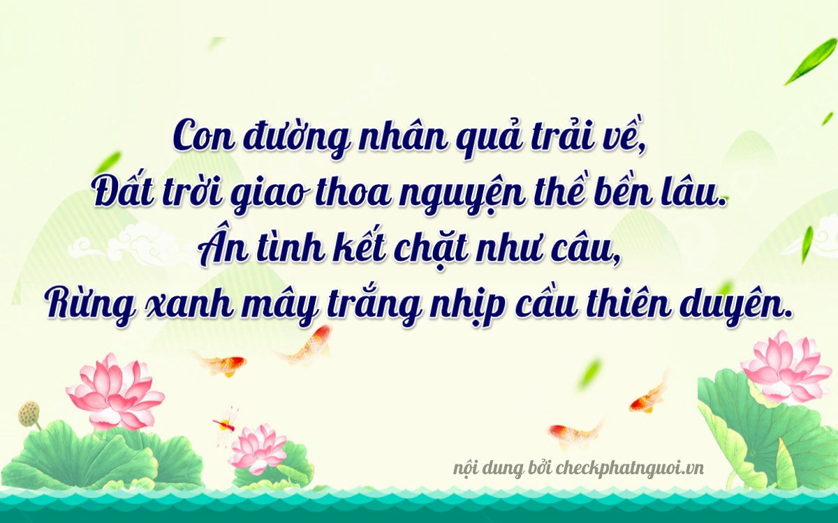 Bài thơ ý nghĩa cho <b>biển số 29P1-78062</b> tại website checkphatnguoi.vn