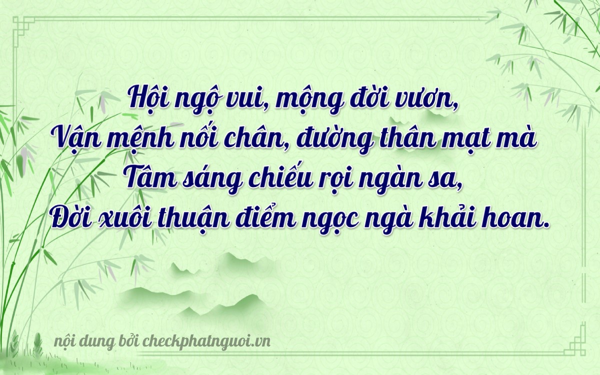 Bài thơ ý nghĩa cho <b>biển số 29P1-82195</b> tại website checkphatnguoi.vn