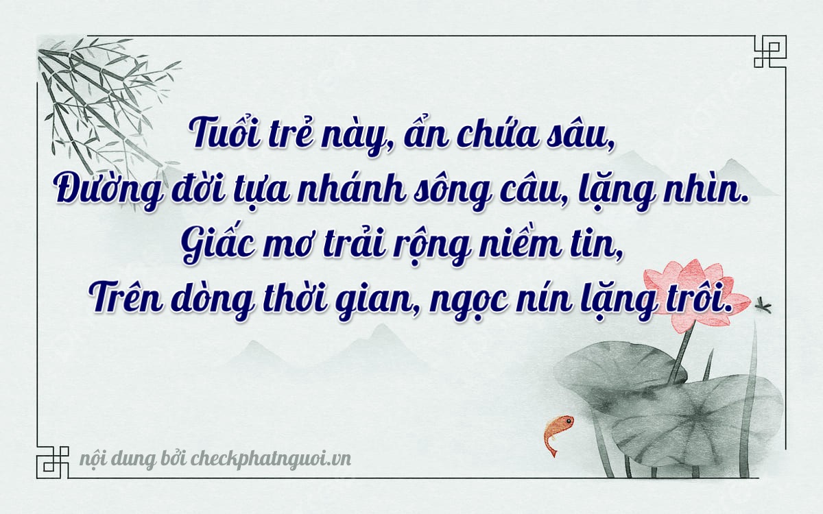 Bài thơ ý nghĩa cho <b>biển số 29S-5812</b> tại website checkphatnguoi.vn