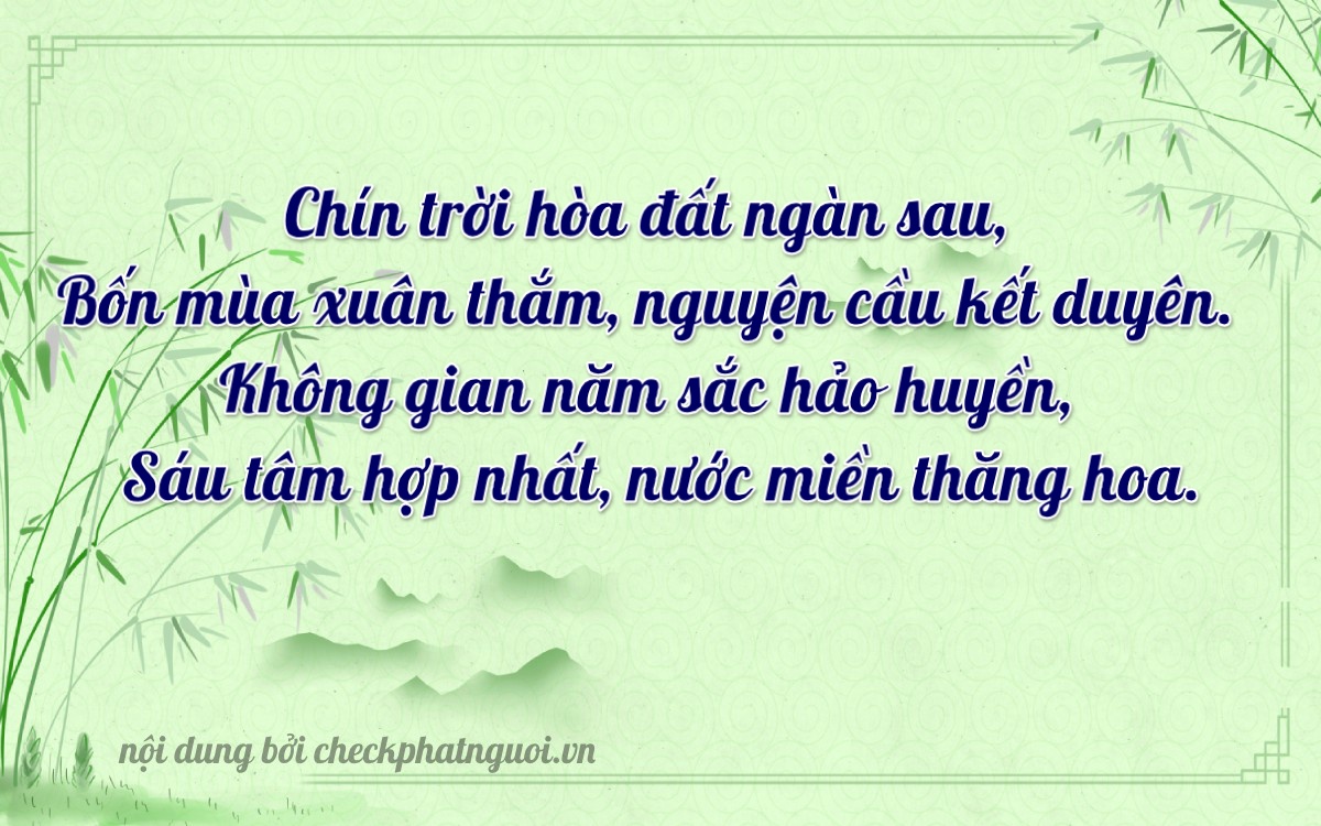 Bài thơ ý nghĩa cho <b>biển số 29S6-94056</b> tại website checkphatnguoi.vn