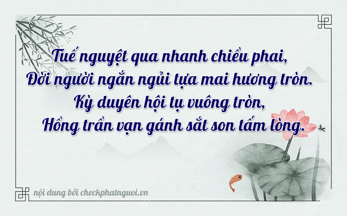 Bài thơ ý nghĩa cho <b>biển số 29U1-17061</b> tại website checkphatnguoi.vn