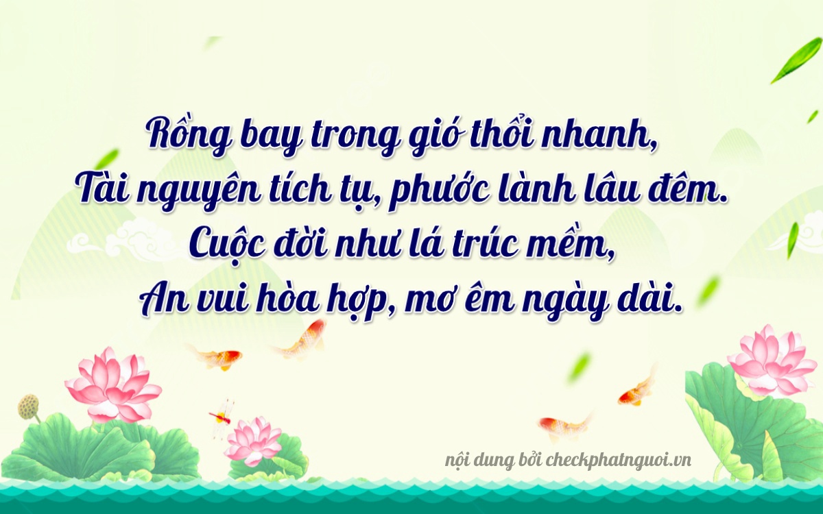 Bài thơ ý nghĩa cho <b>biển số 29V-3447</b> tại website checkphatnguoi.vn