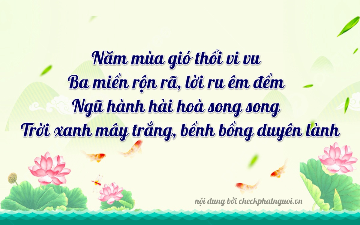 Bài thơ ý nghĩa cho <b>biển số 29V5-53295</b> tại website checkphatnguoi.vn