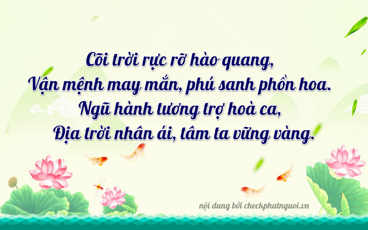 Bài thơ ý nghĩa cho <b>biển số 29V7-52688</b> tại website checkphatnguoi.vn