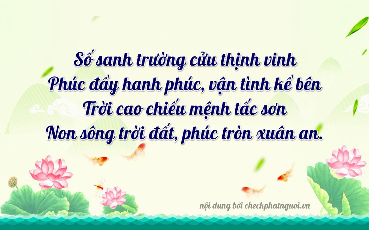 Bài thơ ý nghĩa cho <b>biển số 29V-88686</b> tại website checkphatnguoi.vn