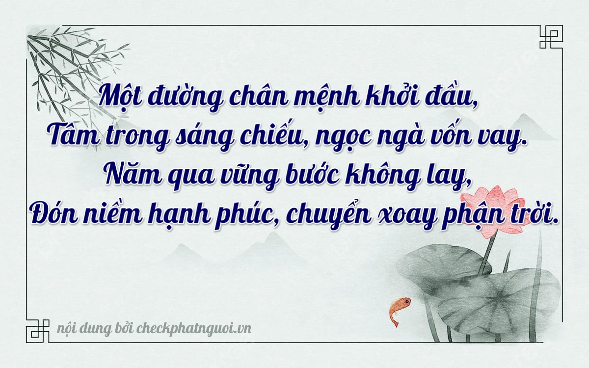 Bài thơ ý nghĩa cho <b>biển số 29X5-25271</b> tại website checkphatnguoi.vn