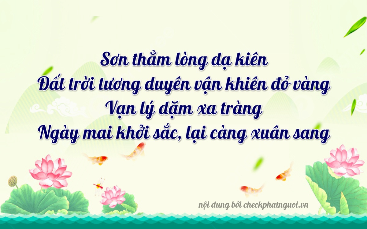 Bài thơ ý nghĩa cho <b>biển số 29Y1-32768</b> tại website checkphatnguoi.vn