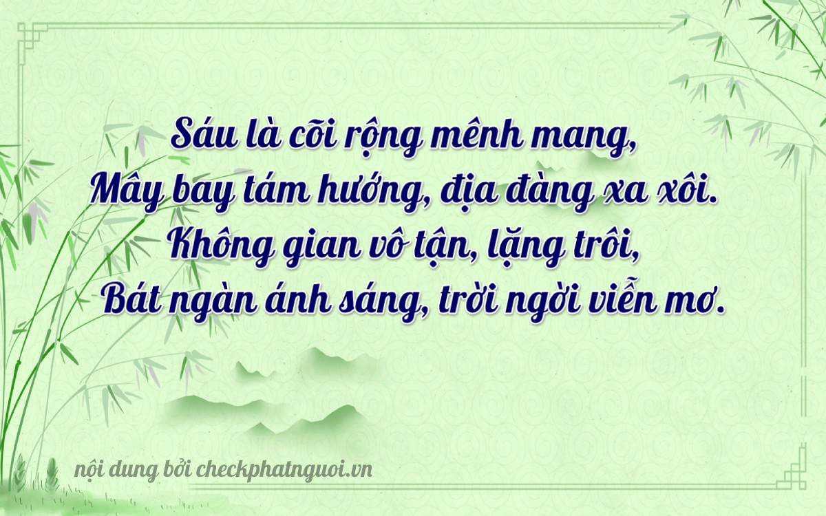 Bài thơ ý nghĩa cho <b>biển số 29Y-26088</b> tại website checkphatnguoi.vn