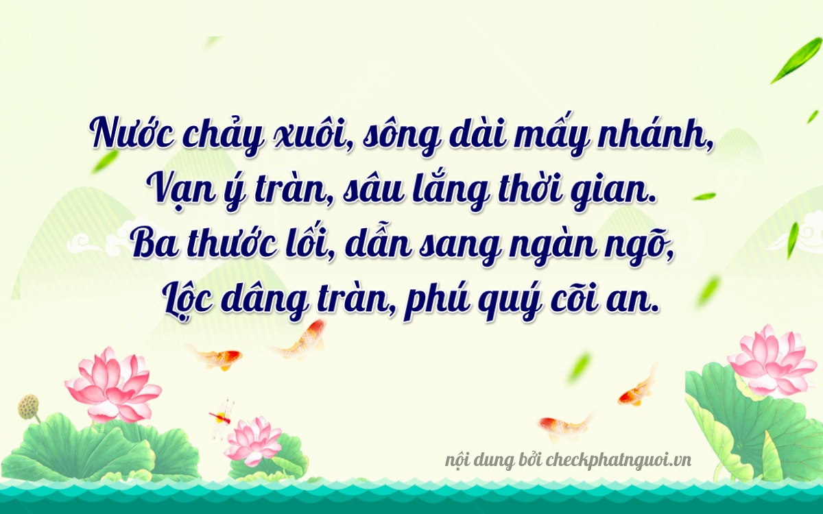 Bài thơ ý nghĩa cho <b>biển số 29Y-9993</b> tại website checkphatnguoi.vn