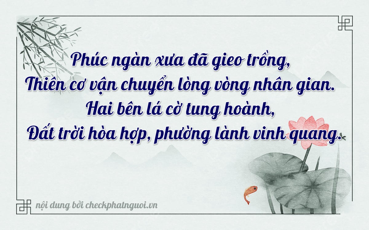 Bài thơ ý nghĩa cho <b>biển số 29Z-10055</b> tại website checkphatnguoi.vn