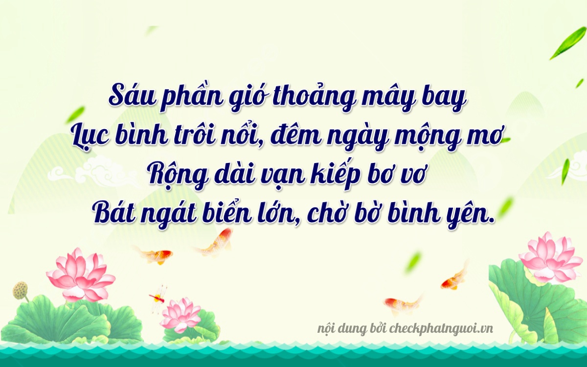 Bài thơ ý nghĩa cho <b>biển số 29Z1-66618</b> tại website checkphatnguoi.vn