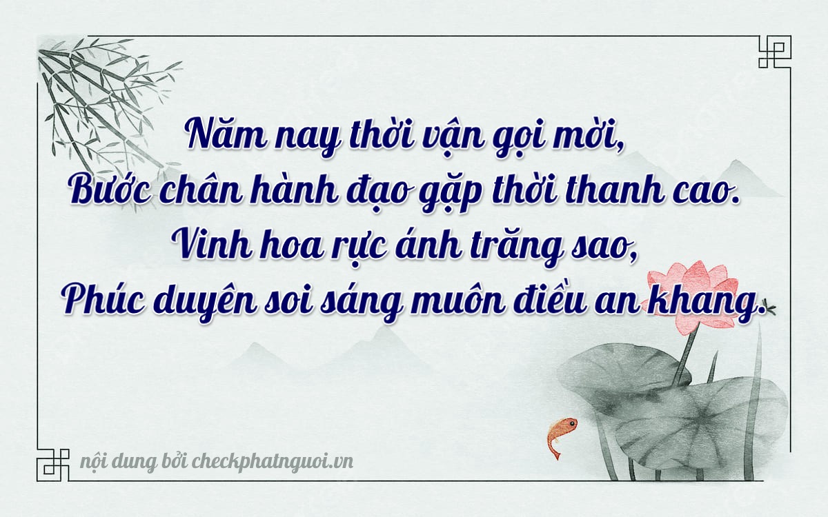 Bài thơ ý nghĩa cho <b>biển số 30A-08595</b> tại website checkphatnguoi.vn