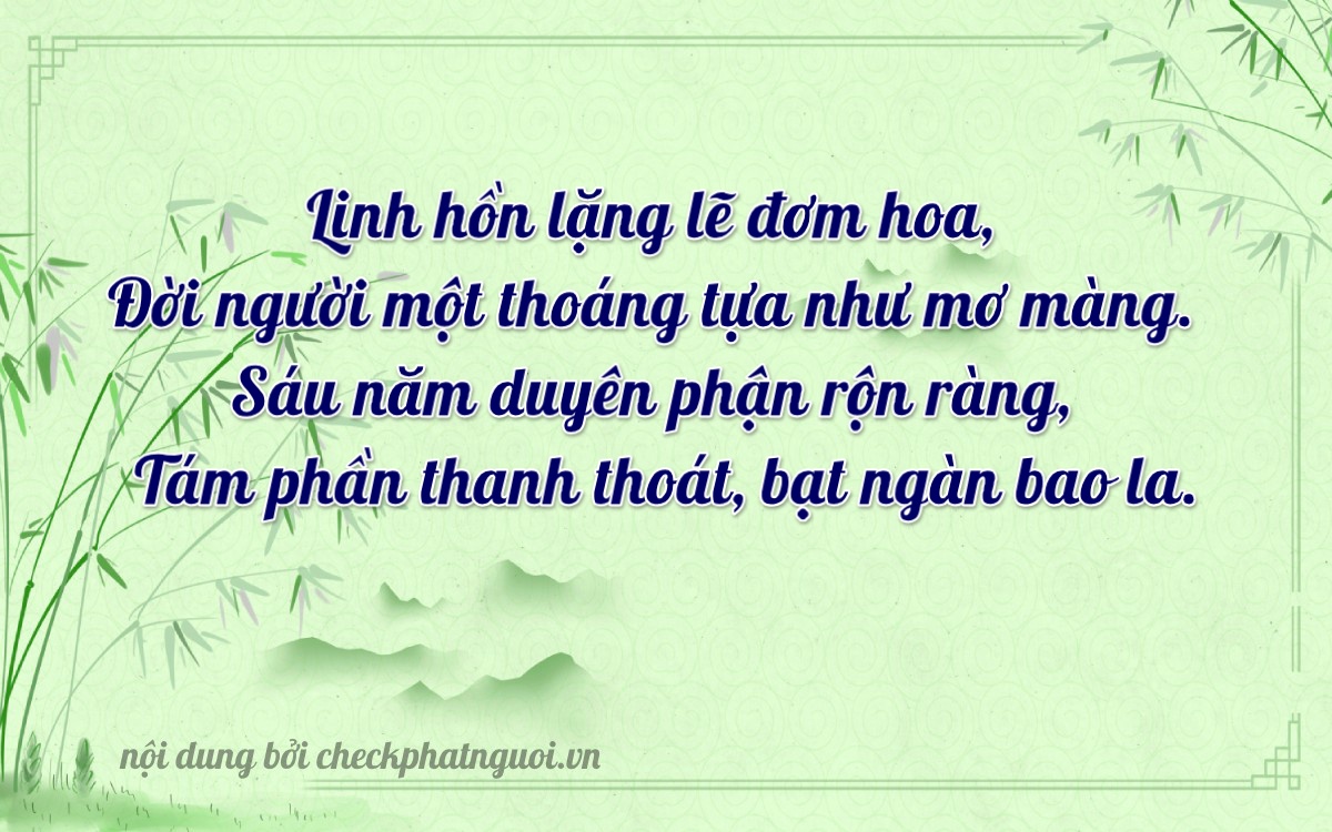 Bài thơ ý nghĩa cho <b>biển số 30A-11186</b> tại website checkphatnguoi.vn