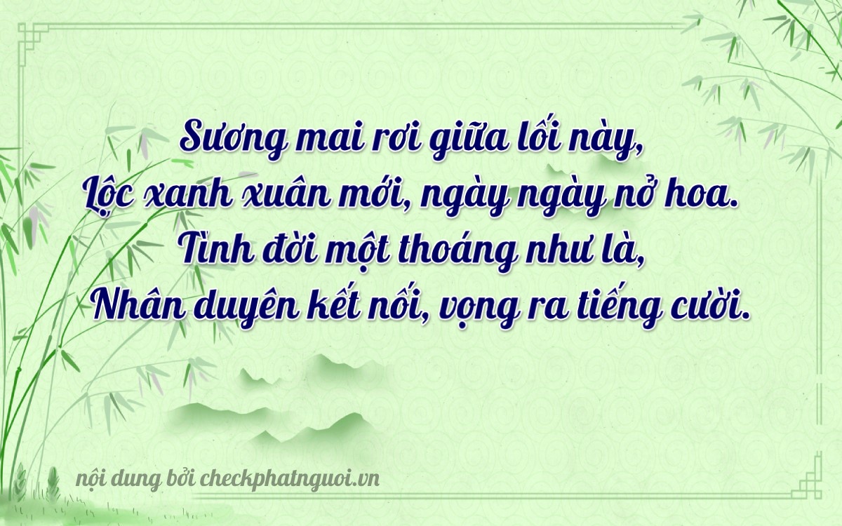 Bài thơ ý nghĩa cho <b>biển số 30A-19254</b> tại website checkphatnguoi.vn
