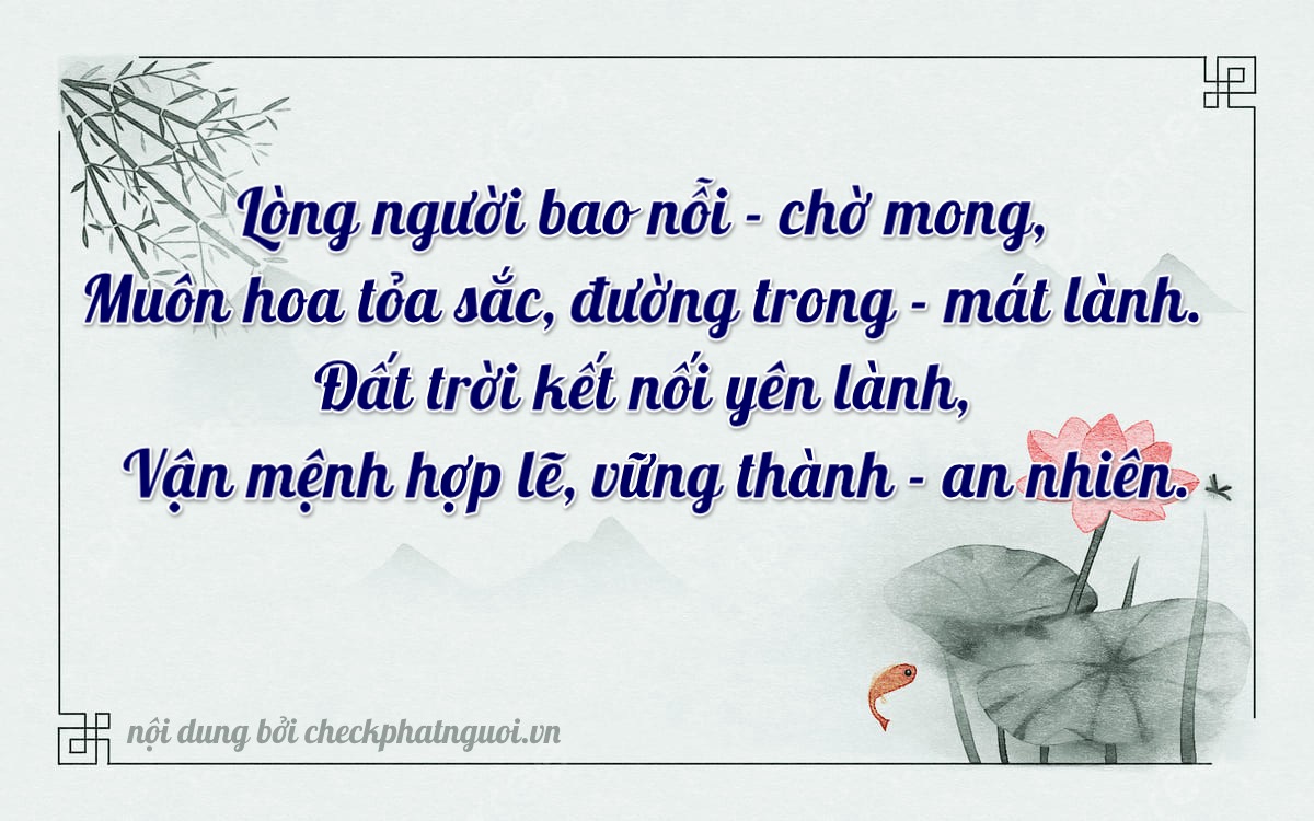 Bài thơ ý nghĩa cho <b>biển số 30A-25415</b> tại website checkphatnguoi.vn
