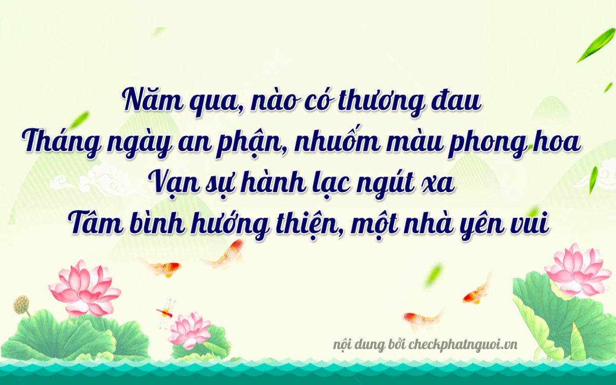 Bài thơ ý nghĩa cho <b>biển số 30A-29626</b> tại website checkphatnguoi.vn