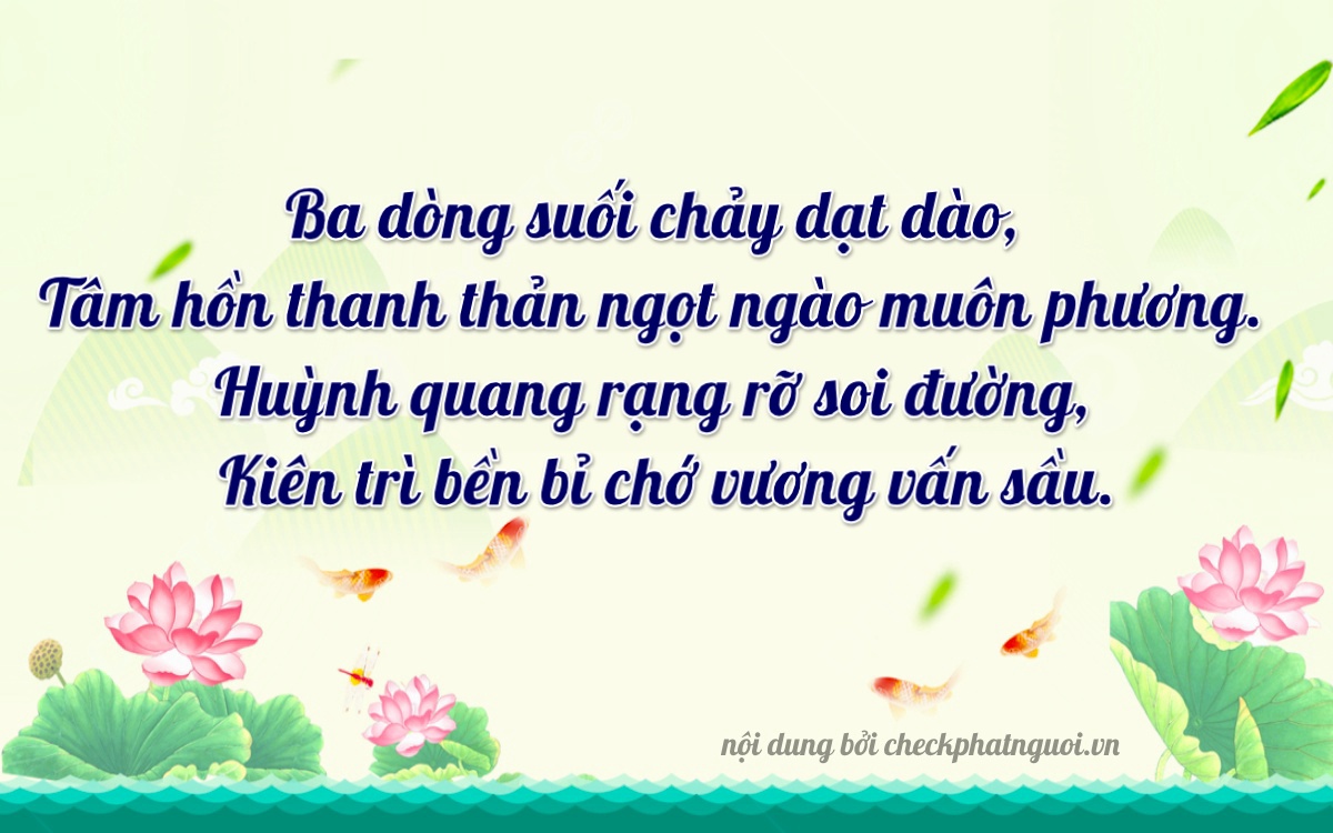 Bài thơ ý nghĩa cho <b>biển số 30A-38334</b> tại website checkphatnguoi.vn
