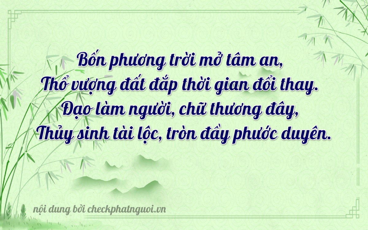 Bài thơ ý nghĩa cho <b>biển số 30A-39628</b> tại website checkphatnguoi.vn