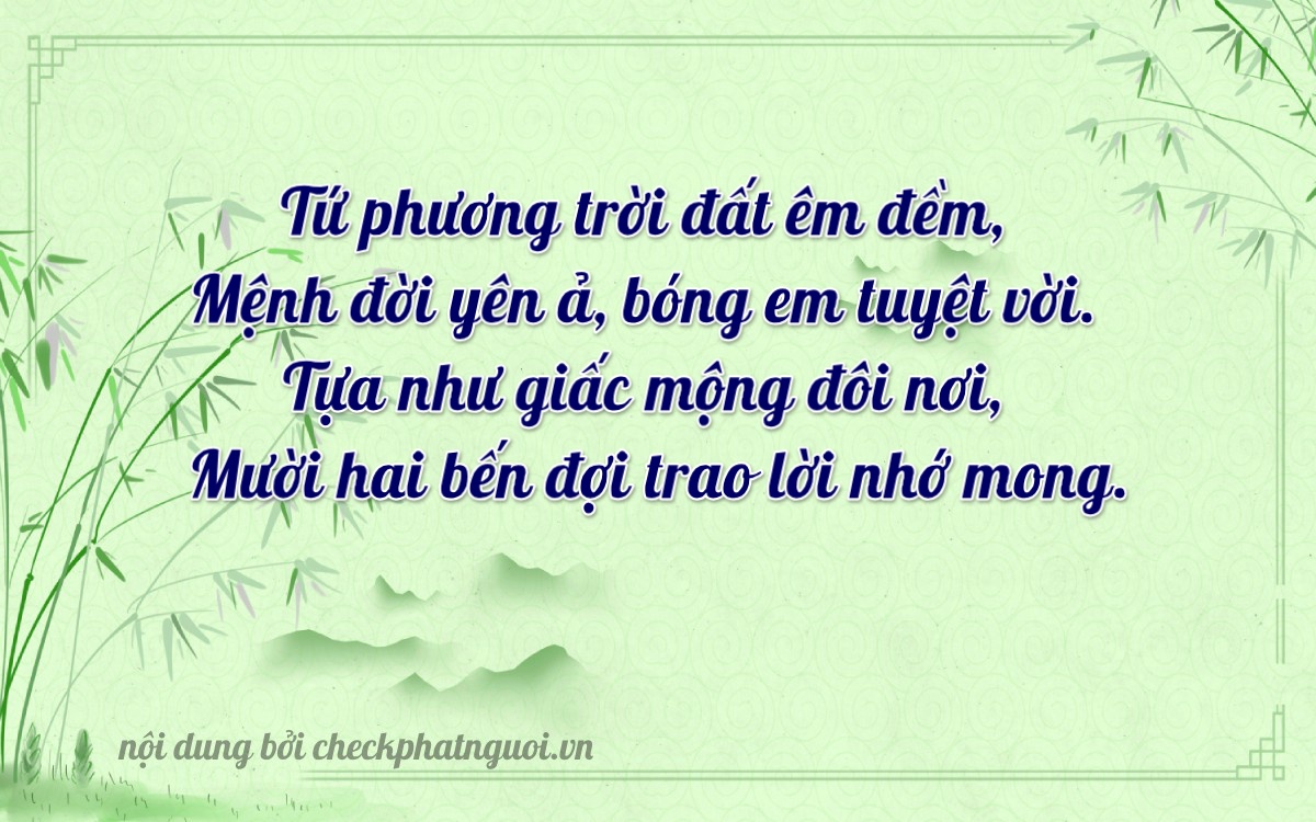Bài thơ ý nghĩa cho <b>biển số 30A-46686</b> tại website checkphatnguoi.vn
