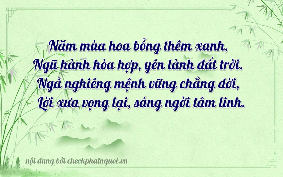 Bài thơ ý nghĩa cho <b>biển số 30A-55833</b> tại website checkphatnguoi.vn