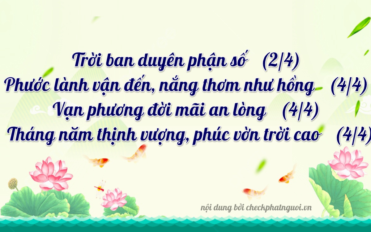Bài thơ ý nghĩa cho <b>biển số 30A-82248</b> tại website checkphatnguoi.vn