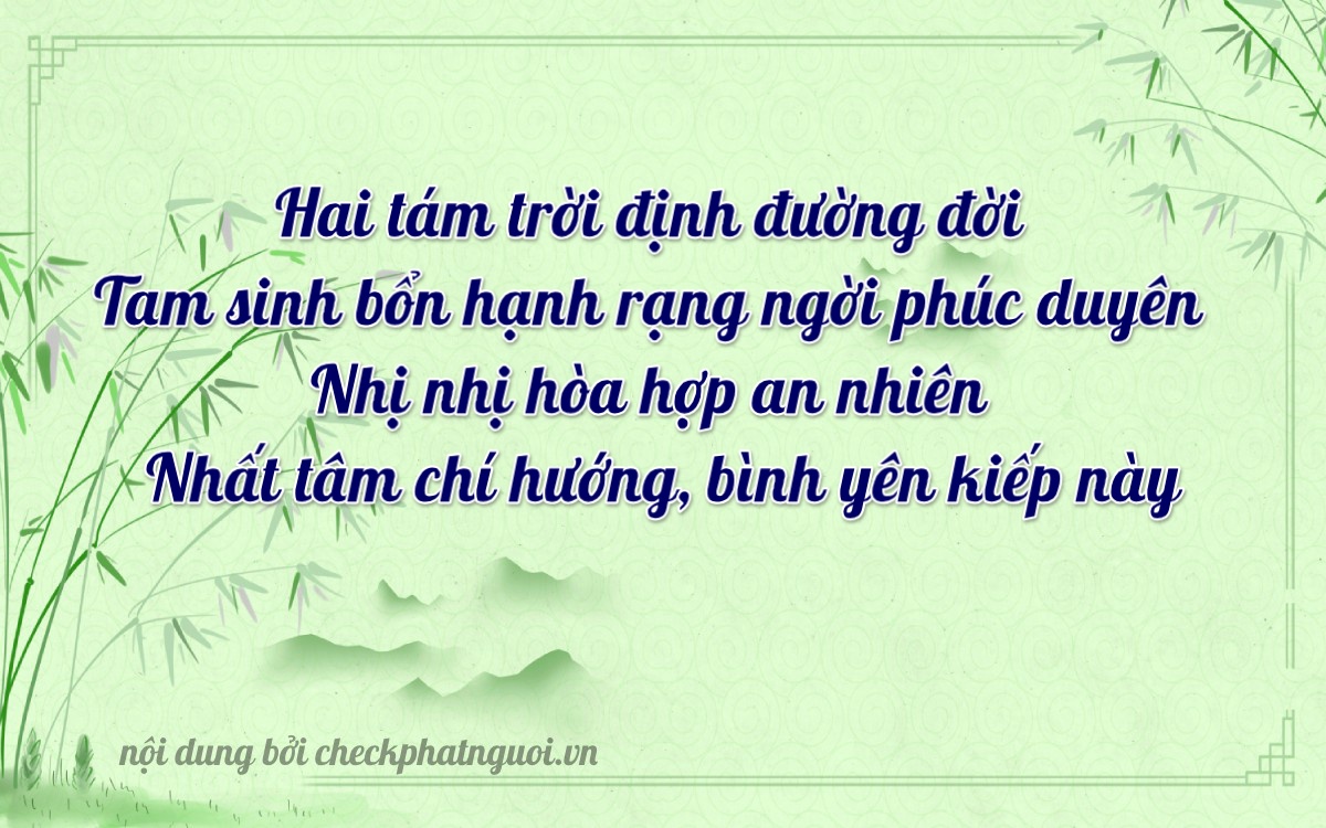 Bài thơ ý nghĩa cho <b>biển số 30A-82312</b> tại website checkphatnguoi.vn