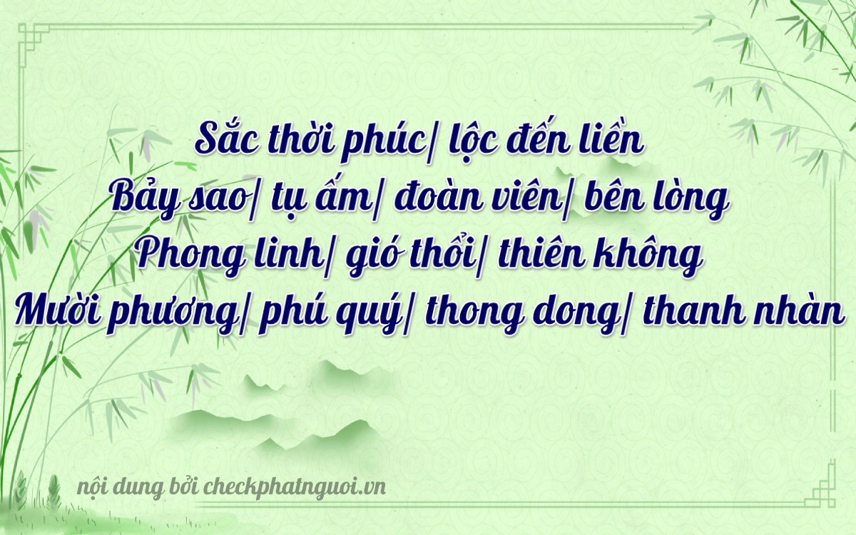 Bài thơ ý nghĩa cho <b>biển số 30A-84712</b> tại website checkphatnguoi.vn
