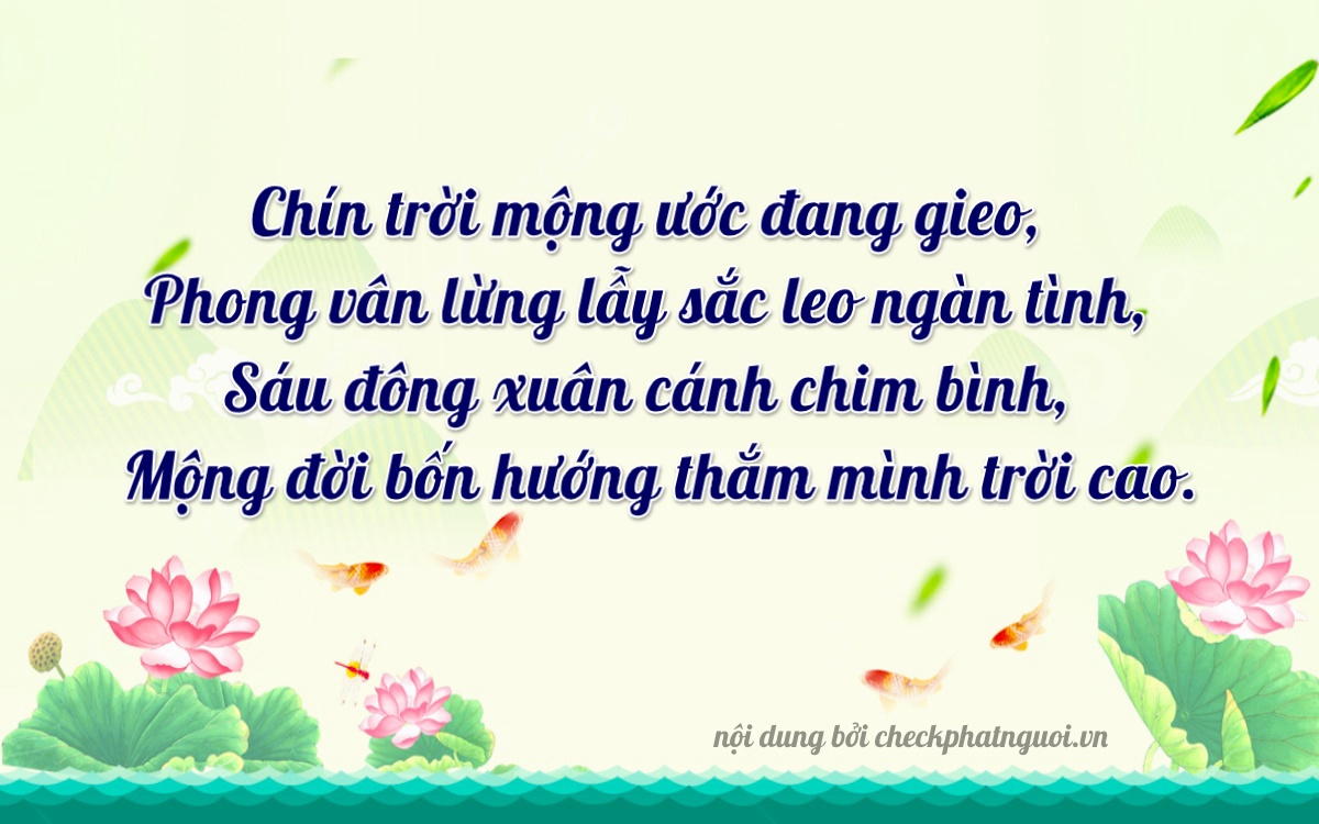 Bài thơ ý nghĩa cho <b>biển số 30A-89644</b> tại website checkphatnguoi.vn