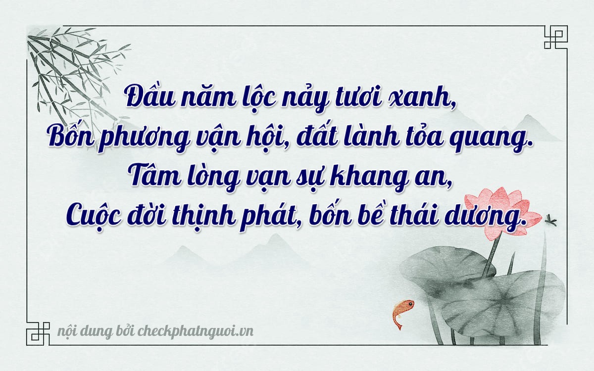 Bài thơ ý nghĩa cho <b>biển số 30B-11430</b> tại website checkphatnguoi.vn