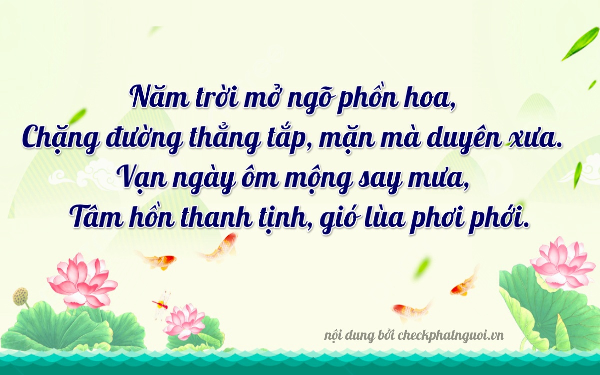Bài thơ ý nghĩa cho <b>biển số 30B-15552</b> tại website checkphatnguoi.vn
