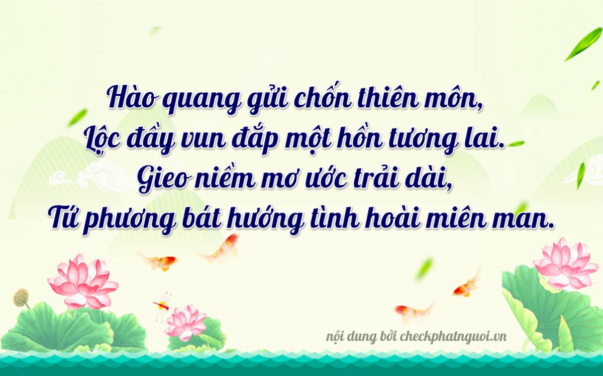 Bài thơ ý nghĩa cho <b>biển số 30B-60666</b> tại website checkphatnguoi.vn