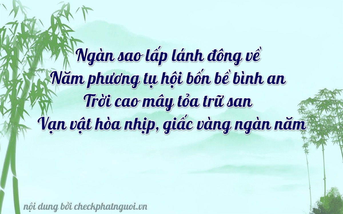 Bài thơ ý nghĩa cho <b>biển số 30E-10177</b> tại website checkphatnguoi.vn