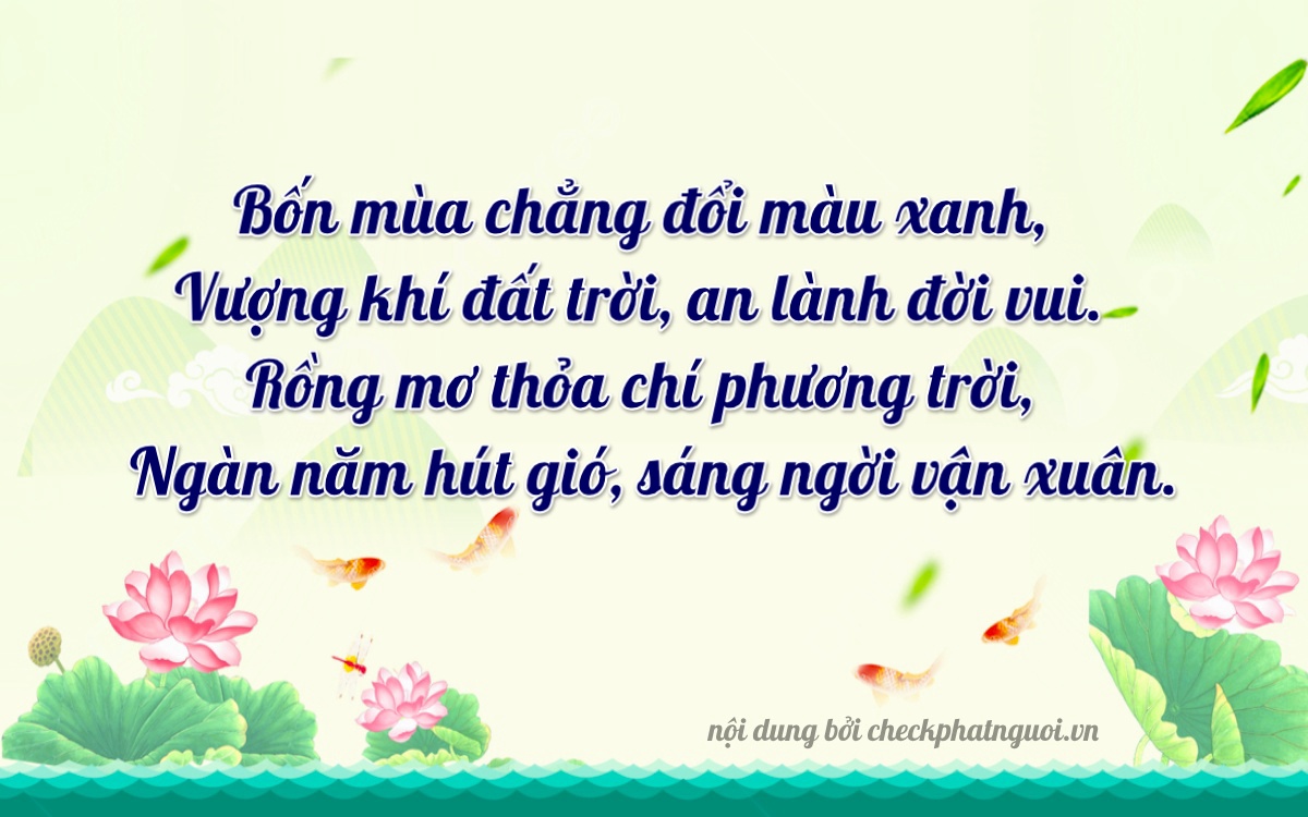 Bài thơ ý nghĩa cho <b>biển số 30E-30758</b> tại website checkphatnguoi.vn