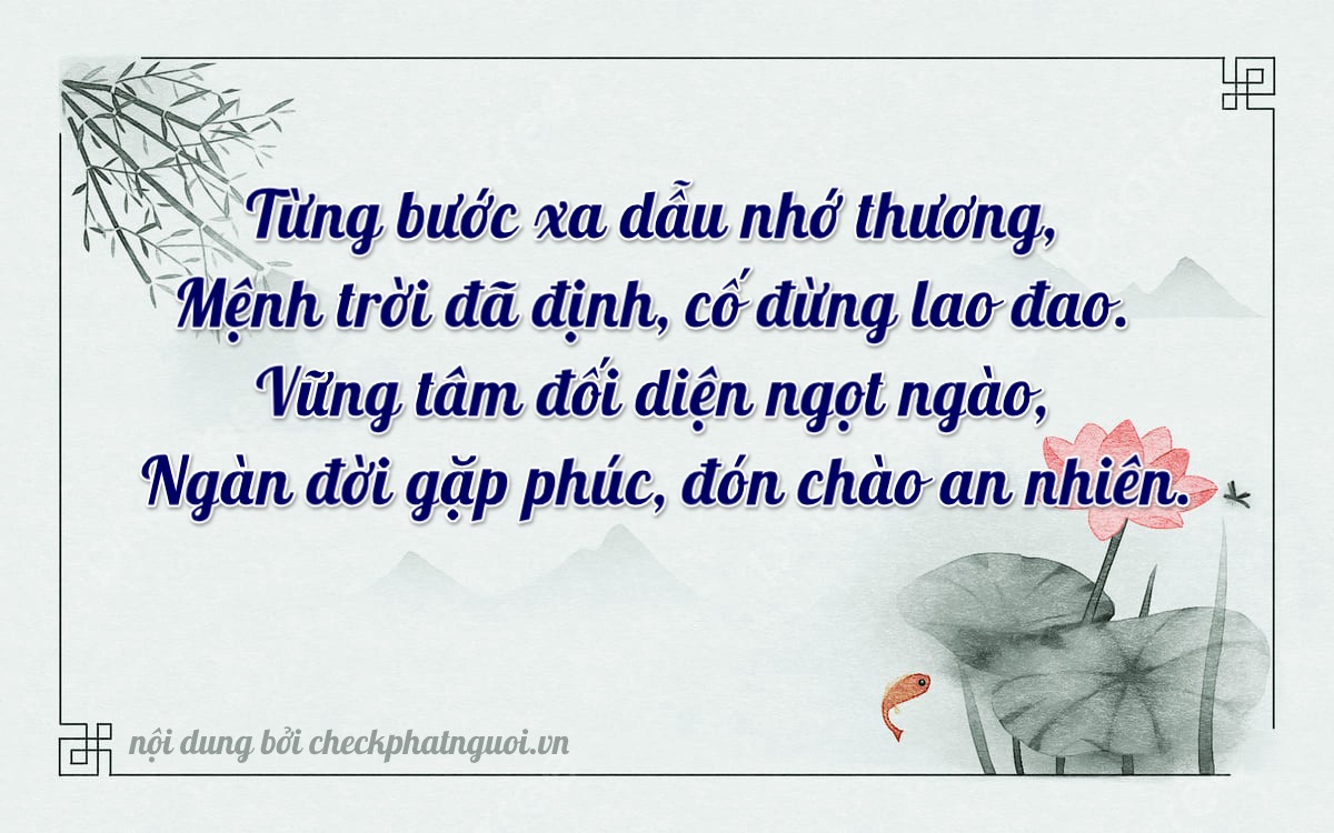 Bài thơ ý nghĩa cho <b>biển số 30E-36666</b> tại website checkphatnguoi.vn