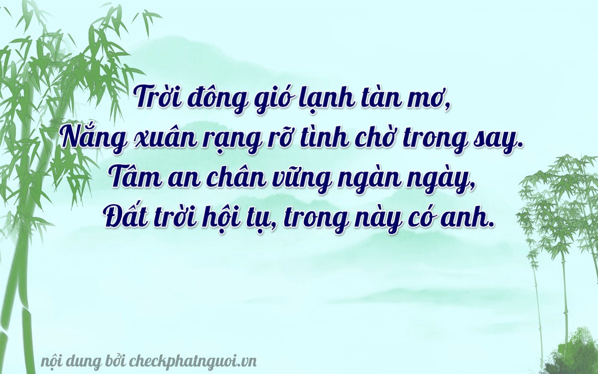 Bài thơ ý nghĩa cho <b>biển số 30E-7863</b> tại website checkphatnguoi.vn
