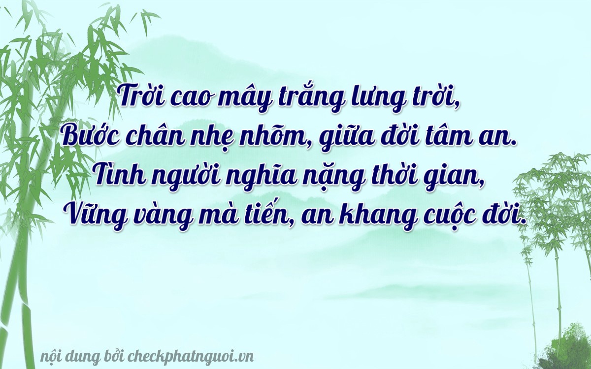 Bài thơ ý nghĩa cho <b>biển số 30E-86446</b> tại website checkphatnguoi.vn
