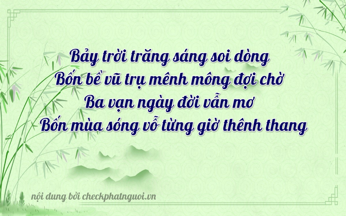 Bài thơ ý nghĩa cho <b>biển số 30F-07374</b> tại website checkphatnguoi.vn