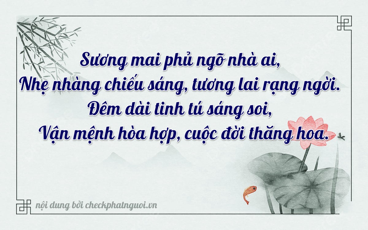 Bài thơ ý nghĩa cho <b>biển số 30F-23296</b> tại website checkphatnguoi.vn