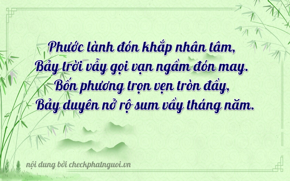 Bài thơ ý nghĩa cho <b>biển số 30F-24077</b> tại website checkphatnguoi.vn