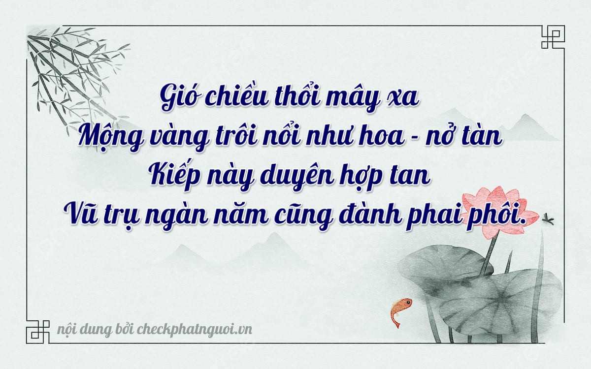 Bài thơ ý nghĩa cho <b>biển số 30F-3009</b> tại website checkphatnguoi.vn