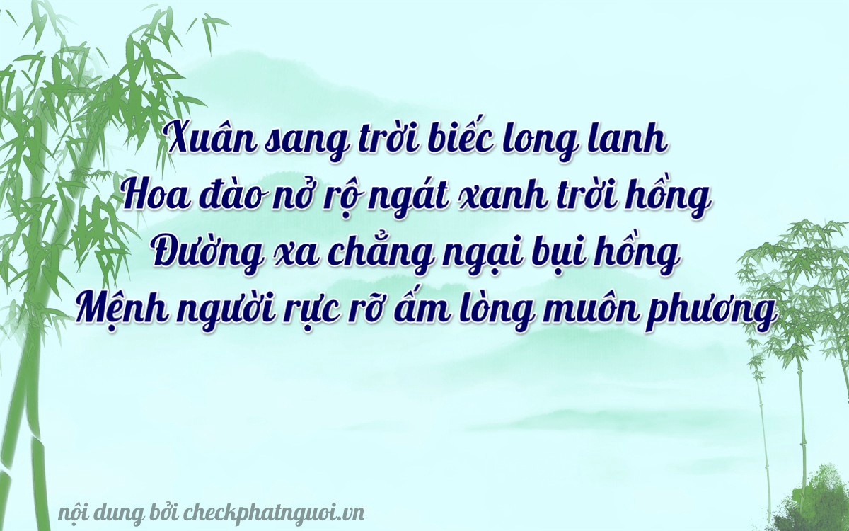 Bài thơ ý nghĩa cho <b>biển số 30F-37718</b> tại website checkphatnguoi.vn